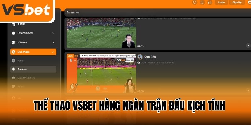 Thể thao VSBET với hàng ngàn trận đấu kịch tính